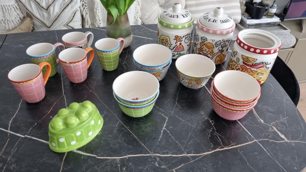Blond Amsterdam servies set, Huis en Inrichting, Keuken | Servies, Blond Amsterdam, Aardewerk, Ophalen