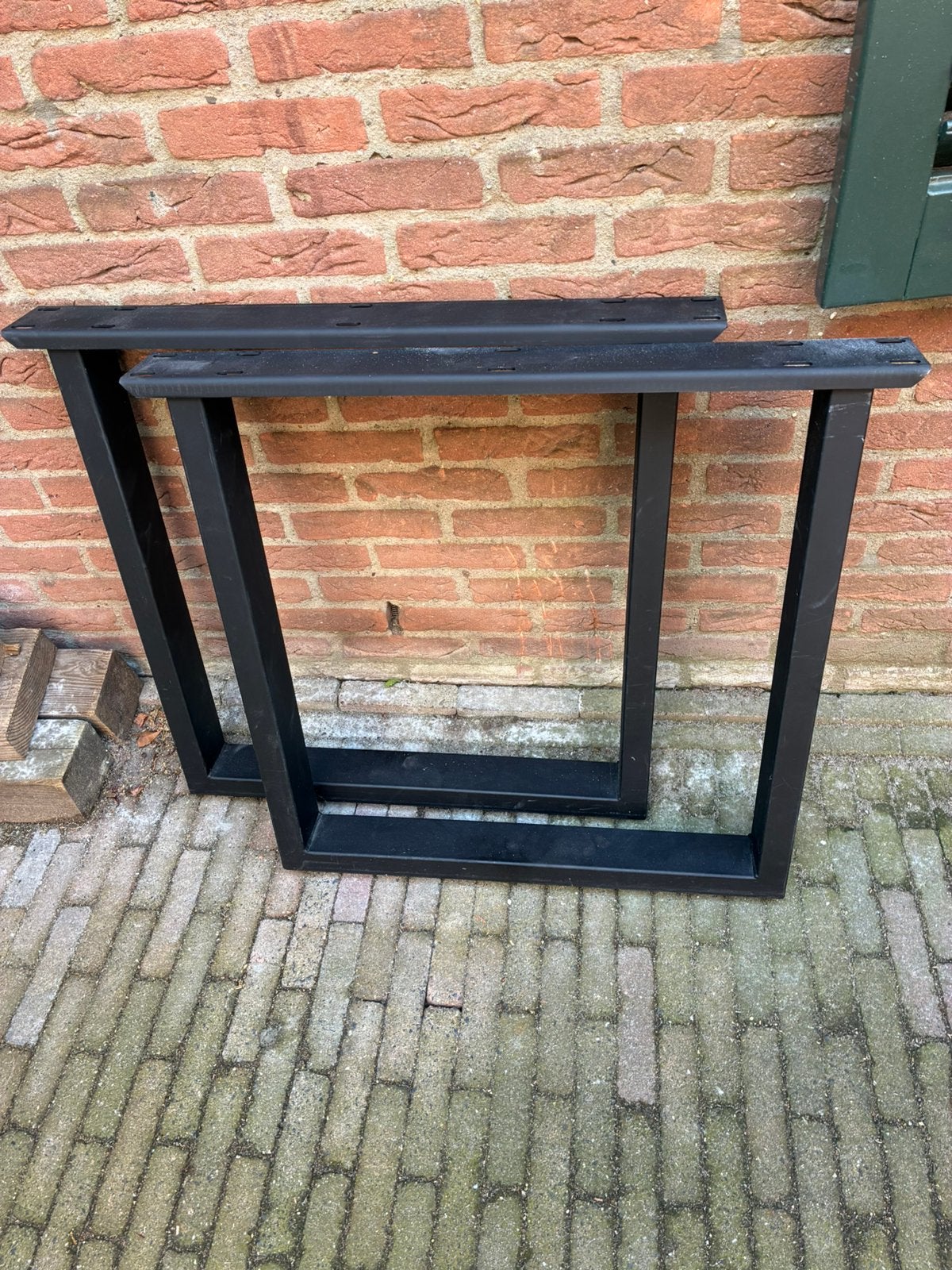 Tafelpoten U-pooten, Huis en Inrichting, Tafelonderdelen, Ophalen, Zo goed als nieuw, Rond, 50 tot 100 cm