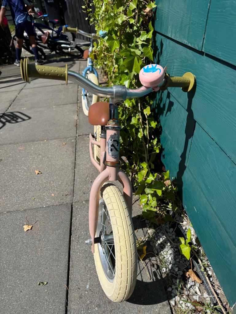 Veloretti kinderloopfiets met optionele zijwieltjes, Ophalen, Gebruikt, Minder dan 16 inch, Zijwieltjes