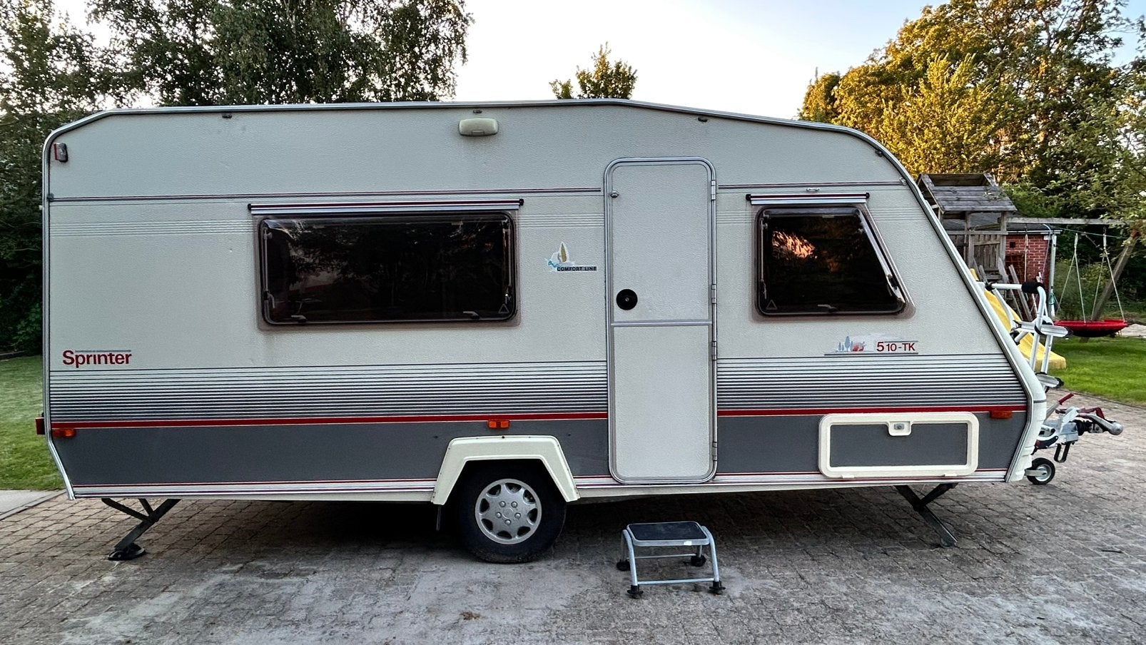 Beyerland 510-TK met stapelbed, Treinzit, Particulier, Beyerland, Fietsenrek
