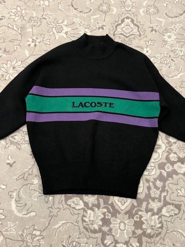 Lacoste L!VE trui maat 42 - zo goed als nieuw, Ophalen of Verzenden, Zo goed als nieuw, Maat 42/44 (L), Zwart