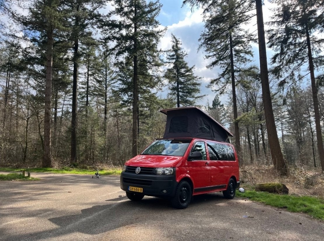 Volkswagen T5 Camperbus - 4x4 aut.Compact en Compleet, Caravans en Kamperen, Automaat, Chemisch toilet, Volkswagen, Tot en met 2