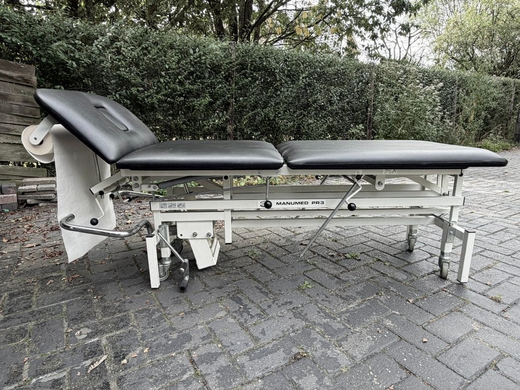 Manumed PR3 behandeltafel – hydraulisch, 3-delig, Ophalen of Verzenden, Gebruikt, Massagetafel
