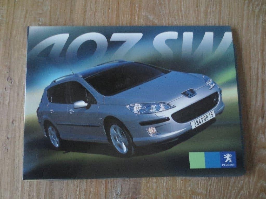 Autobrochure / Persmap : Peugeot 407 SW  -  aug.2004, Ophalen of Verzenden, Nieuw, Peugeot