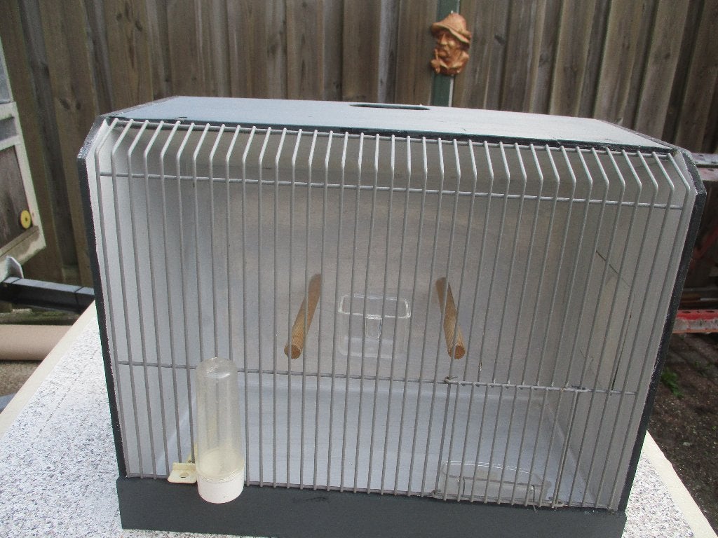 t.t.kooi    hout  50x40x25 cm, Dieren en Toebehoren, Vogels | Hokken en Kooien, Ophalen, Gebruikt, Hout, Vogelkooi
