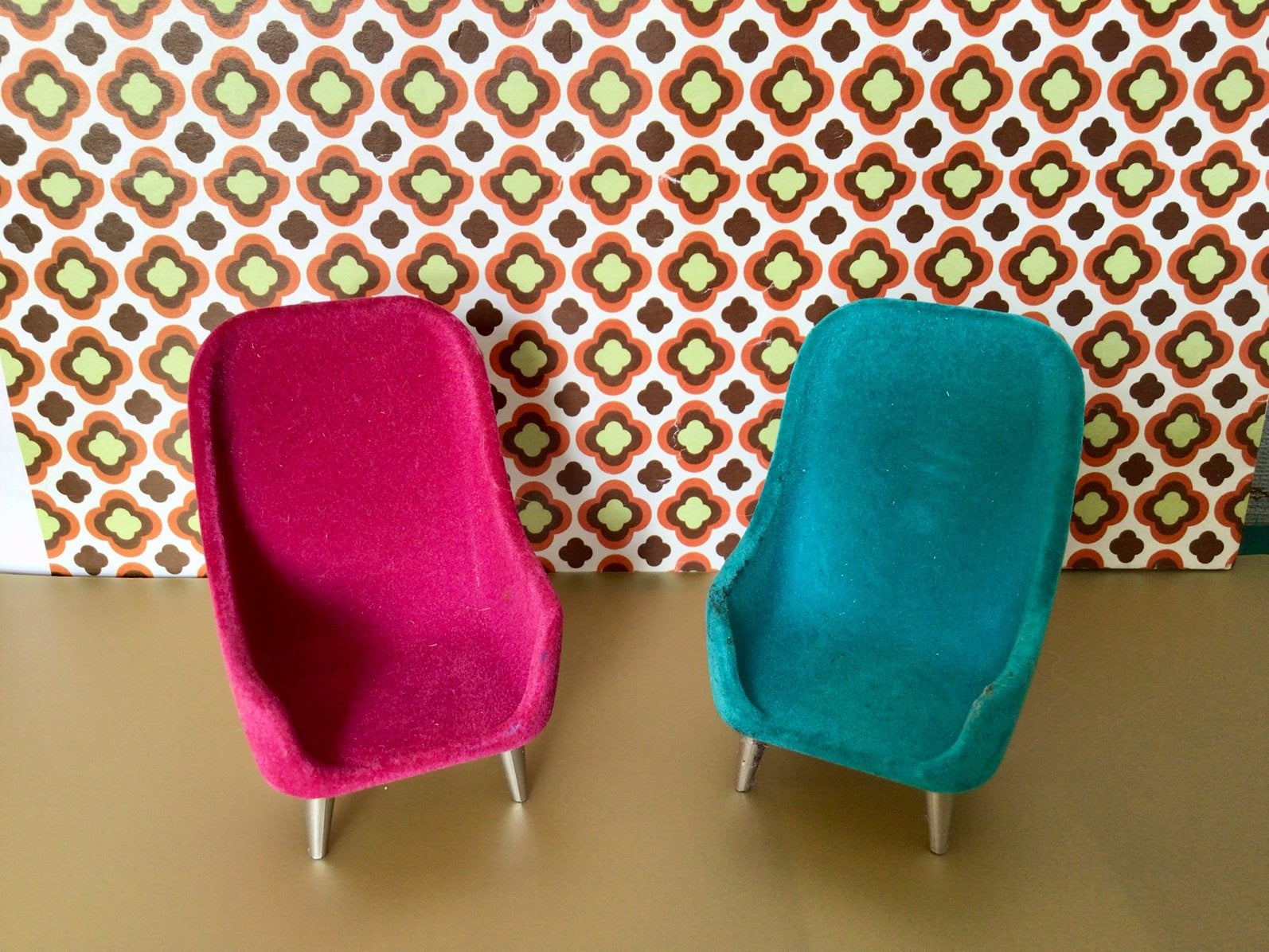 2 Lundby poppenhuis fauteuils, Ophalen of Verzenden, Zo goed als nieuw, Poppenhuis