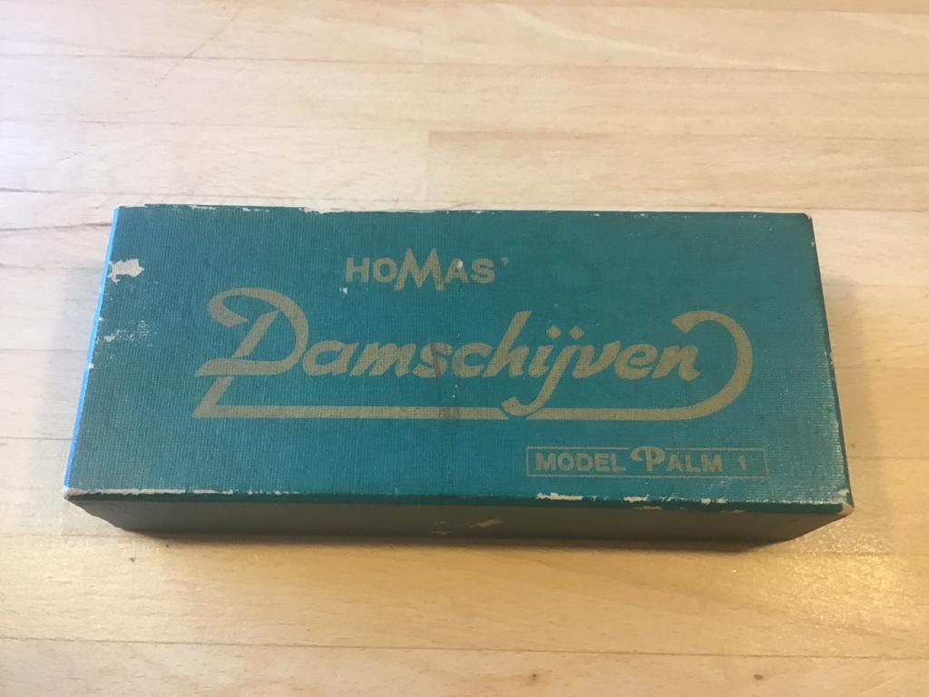 Vintage HoMas damschijven model Palm 1, Ophalen of Verzenden, Zo goed als nieuw