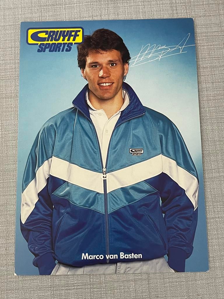 Marco van Basten Spelerskaart Cruyff Sports Ajax, Ophalen of Verzenden, Zo goed als nieuw, Ajax, Spelerskaart