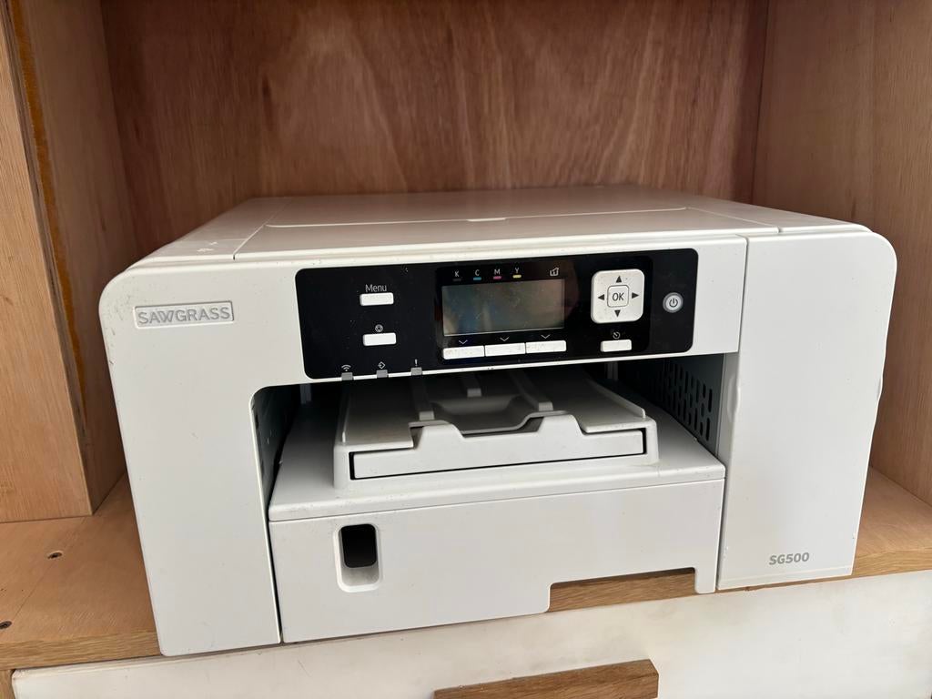 Sawgrass SG500 A4 sublimatieprinter + mokken & papier, Computers en Software, Printers, Gebruikt, Printer, Inkjetprinter, Kleur printen