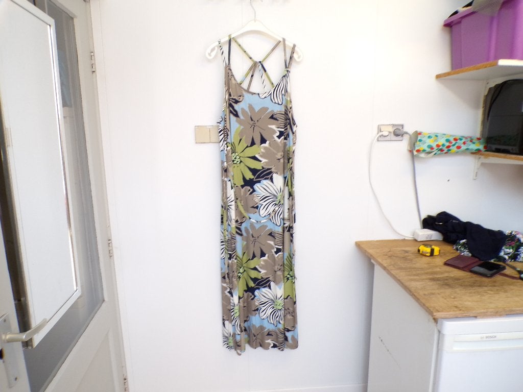 Tricot jurk met spaghettibandjes Yesta 3 - 52 nieuw! (2x), Kleding | Dames, Grote Maten, Meerkleurig, Jurk, Ophalen of Verzenden
