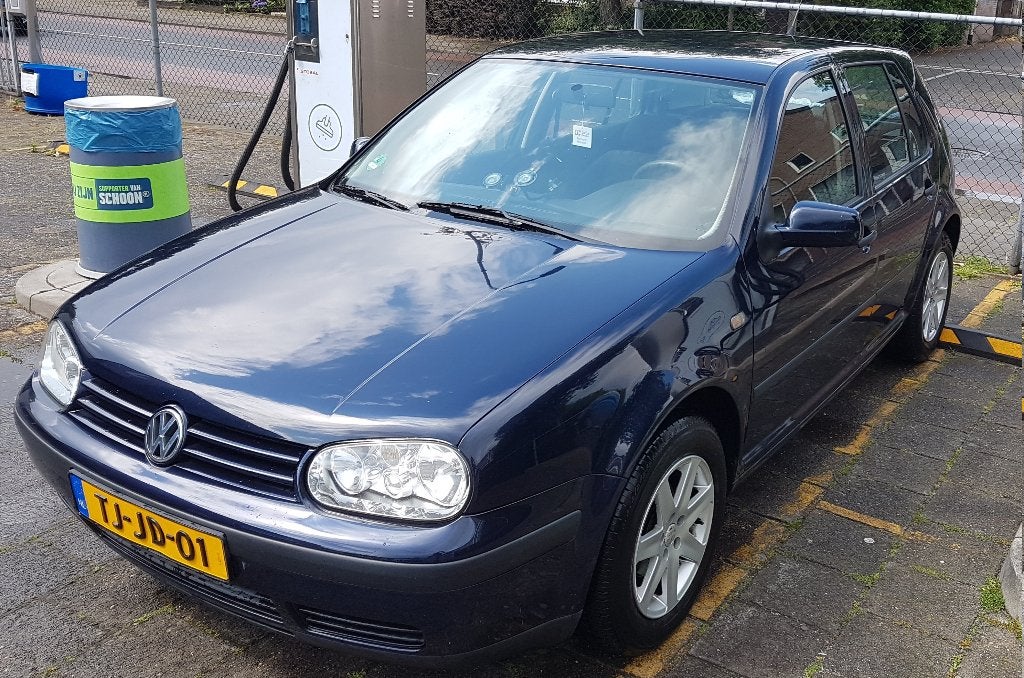 Volkswagen Golf 1.6 74KW 1998 Blauw, Auto's, Stof, Zwart, 4 cilinders, Blauw