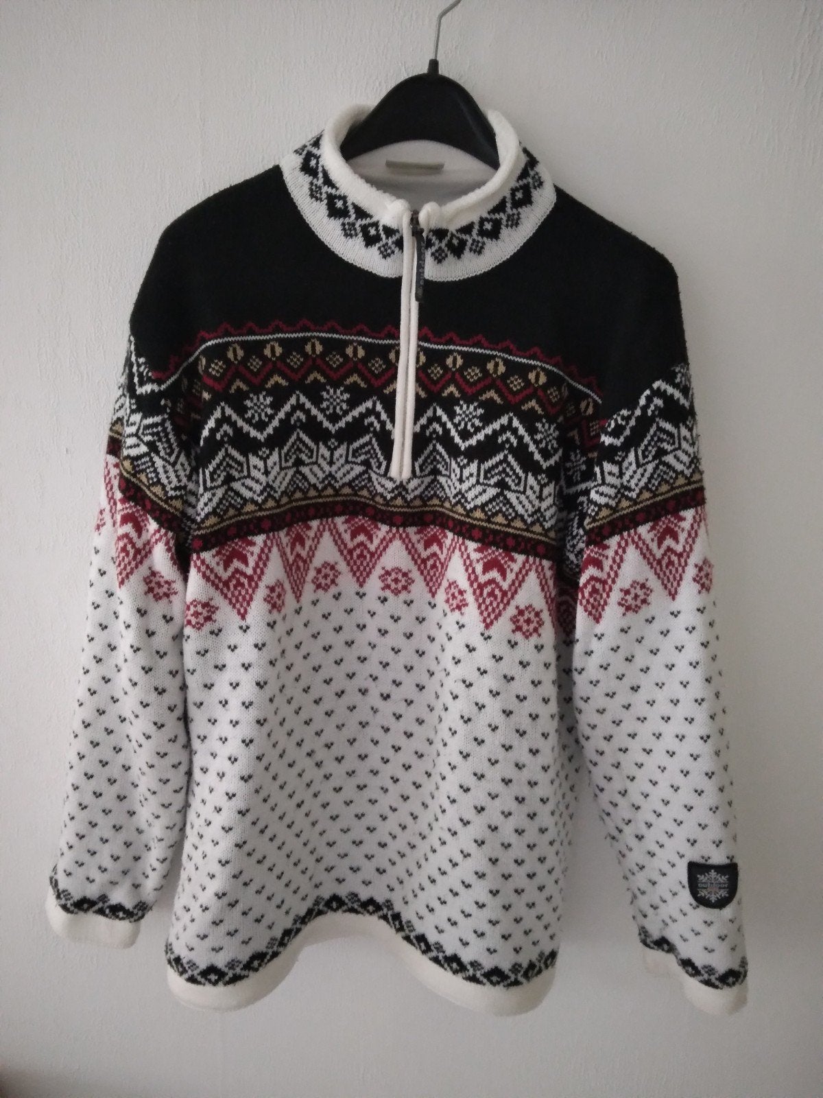 unisex Noorse trui, Wit, Maat 42/44 (L), Ophalen of Verzenden, Zo goed als nieuw