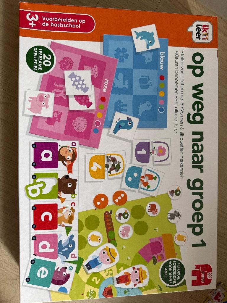 Ik Leer Op Weg Naar Groep 1 (Jumbo) - Leerzaam spel 3+, Ophalen of Verzenden, Zo goed als nieuw