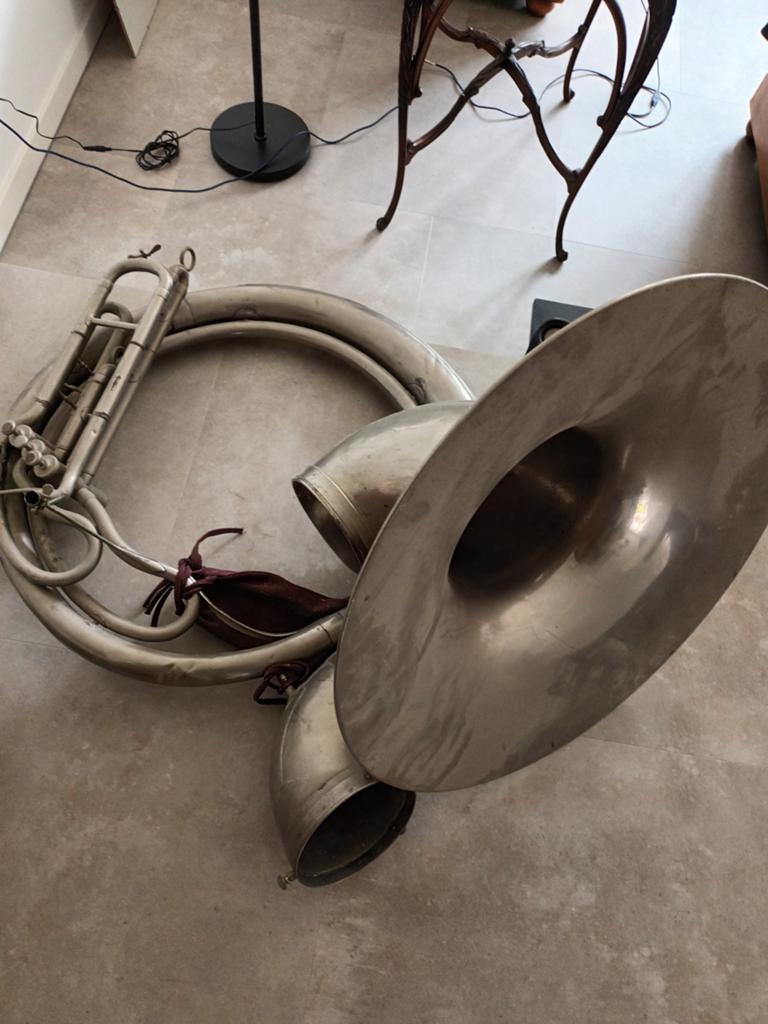 Sousafoon, Muziek en Instrumenten, Ophalen, Gebruikt, Koperblazer
