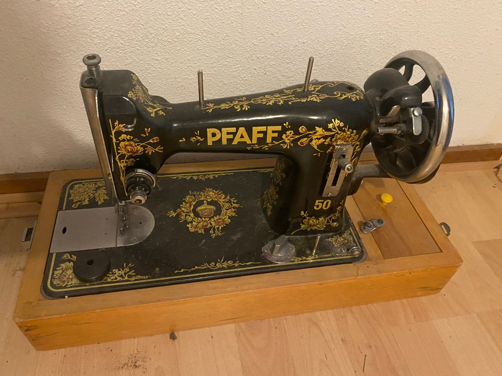 Vintage Pfaff Naaimachine 50 - Decoratief en Functioneel, Ophalen of Verzenden, Gebruikt, Naaimachine, Pfaff