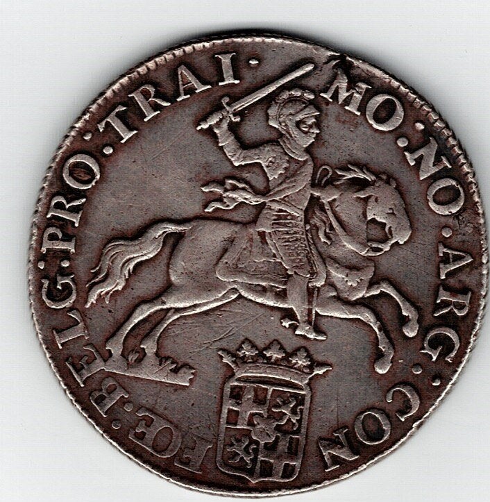 23-2104 Utrecht ducaton 1791, Postzegels en Munten, Vóór koninkrijk, Zilver, Losse munt, Overige waardes