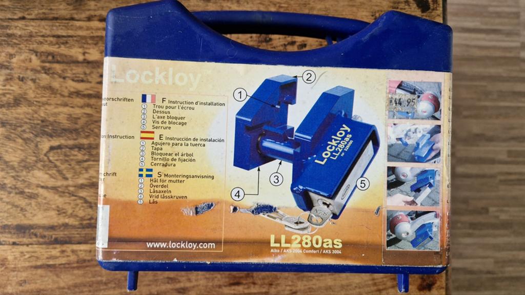 Nieuw! Lockloy Disselslot LL280 AS - Beveilig uw caravan, Ophalen of Verzenden, Nieuw