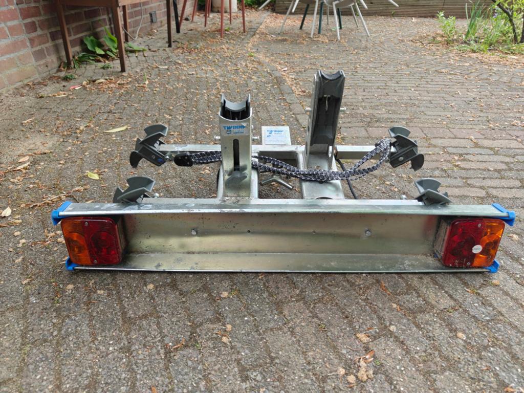 Fietsendrager Twinny Load, Ophalen, Gebruikt, Trekhaakdrager