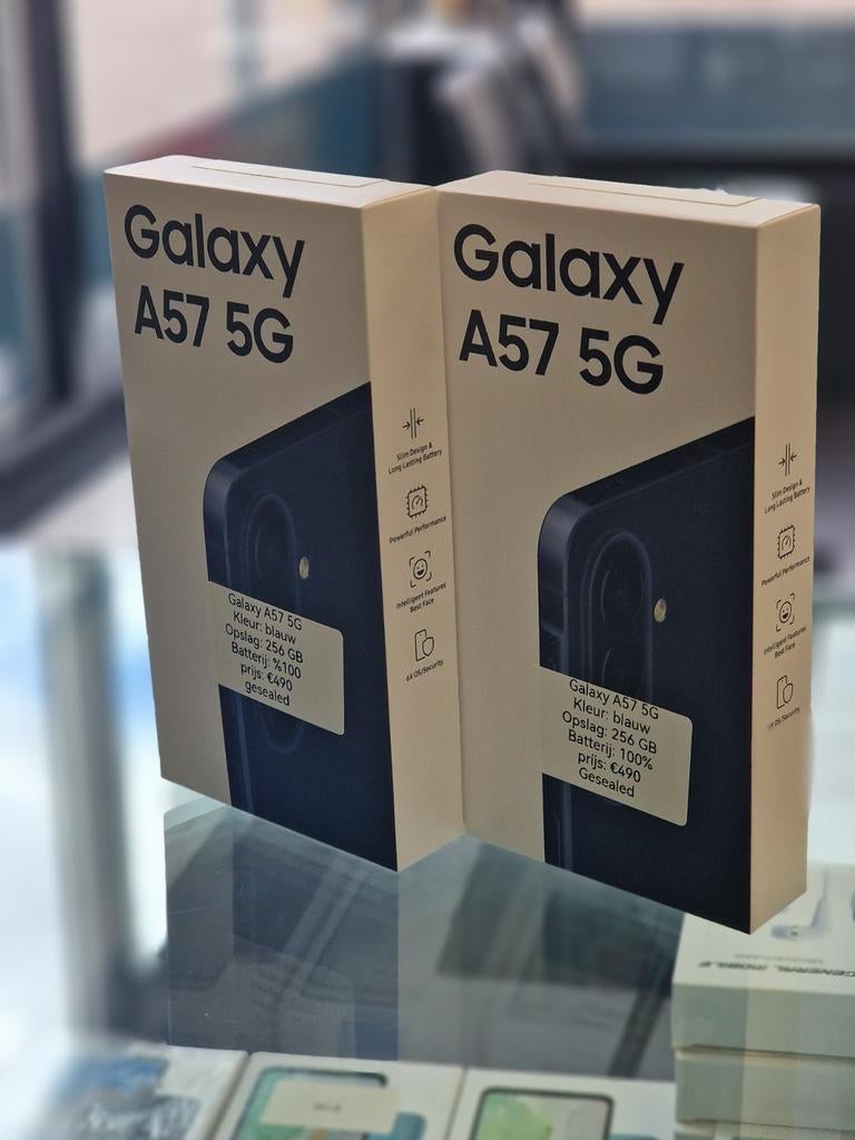 Galaxy A57 5G.  256 GB.  2 jaar garantie