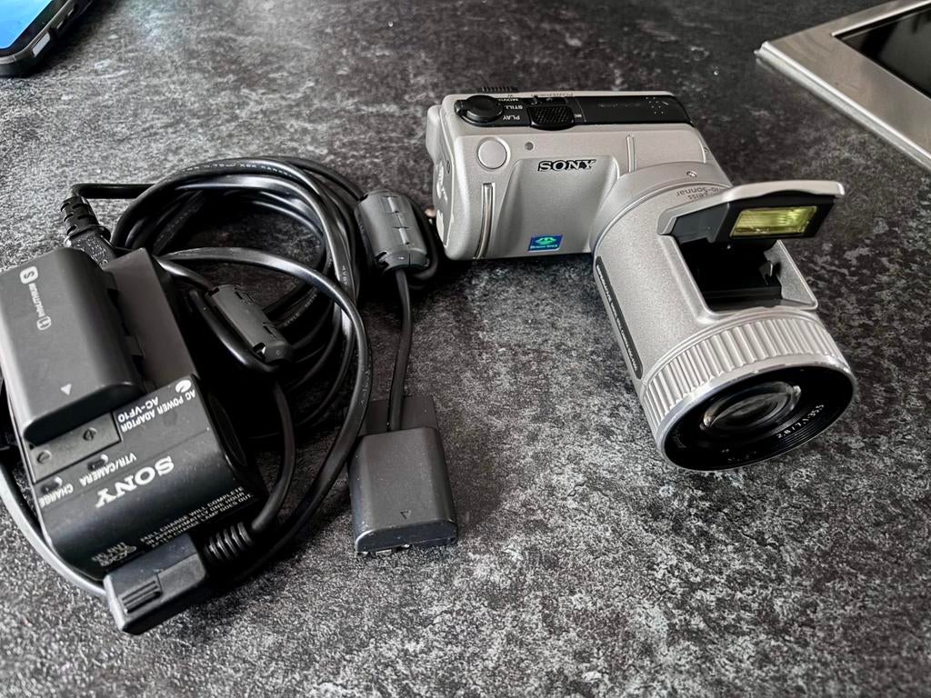 Sony dsc f505 digitale camera, Ophalen, Gebruikt, Sony, Minder dan 8x