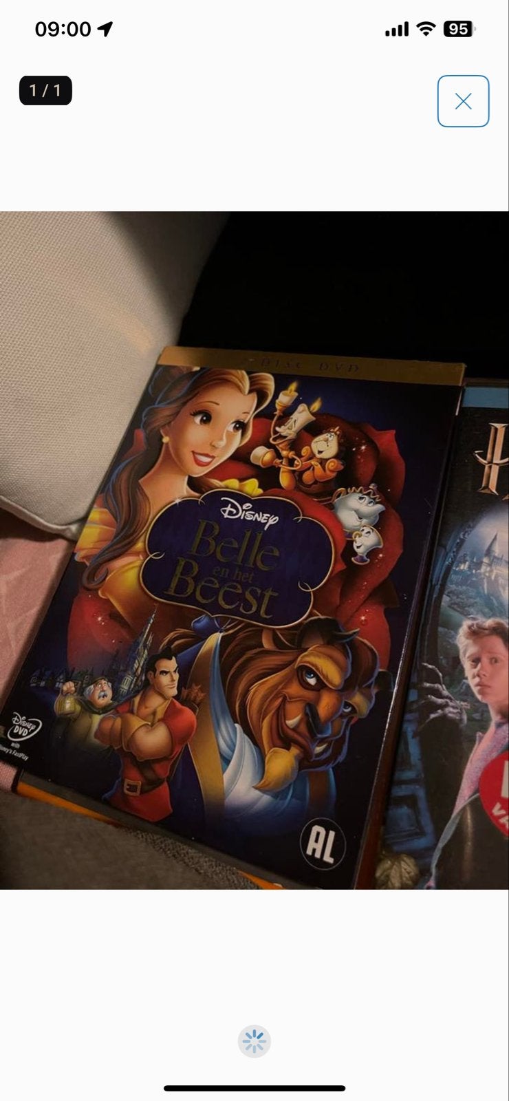 Disney Belle en het Beest DVD, Gebruikt, Tekenfilm, Ophalen of Verzenden, Alle leeftijden