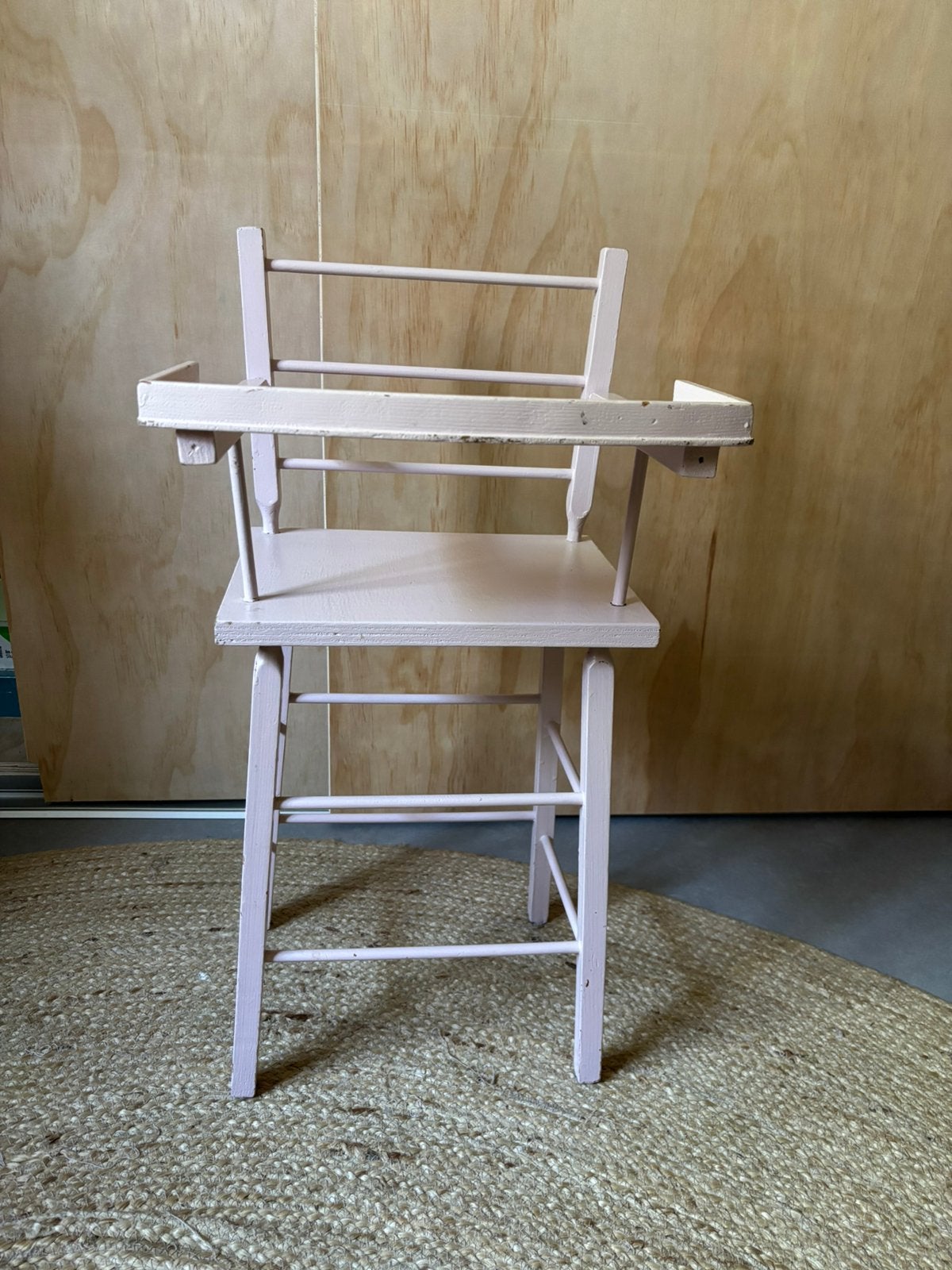 Houten poppenstoel, Kinderen en Baby's, Speelgoed | Poppen, Ophalen, Gebruikt, Babypop