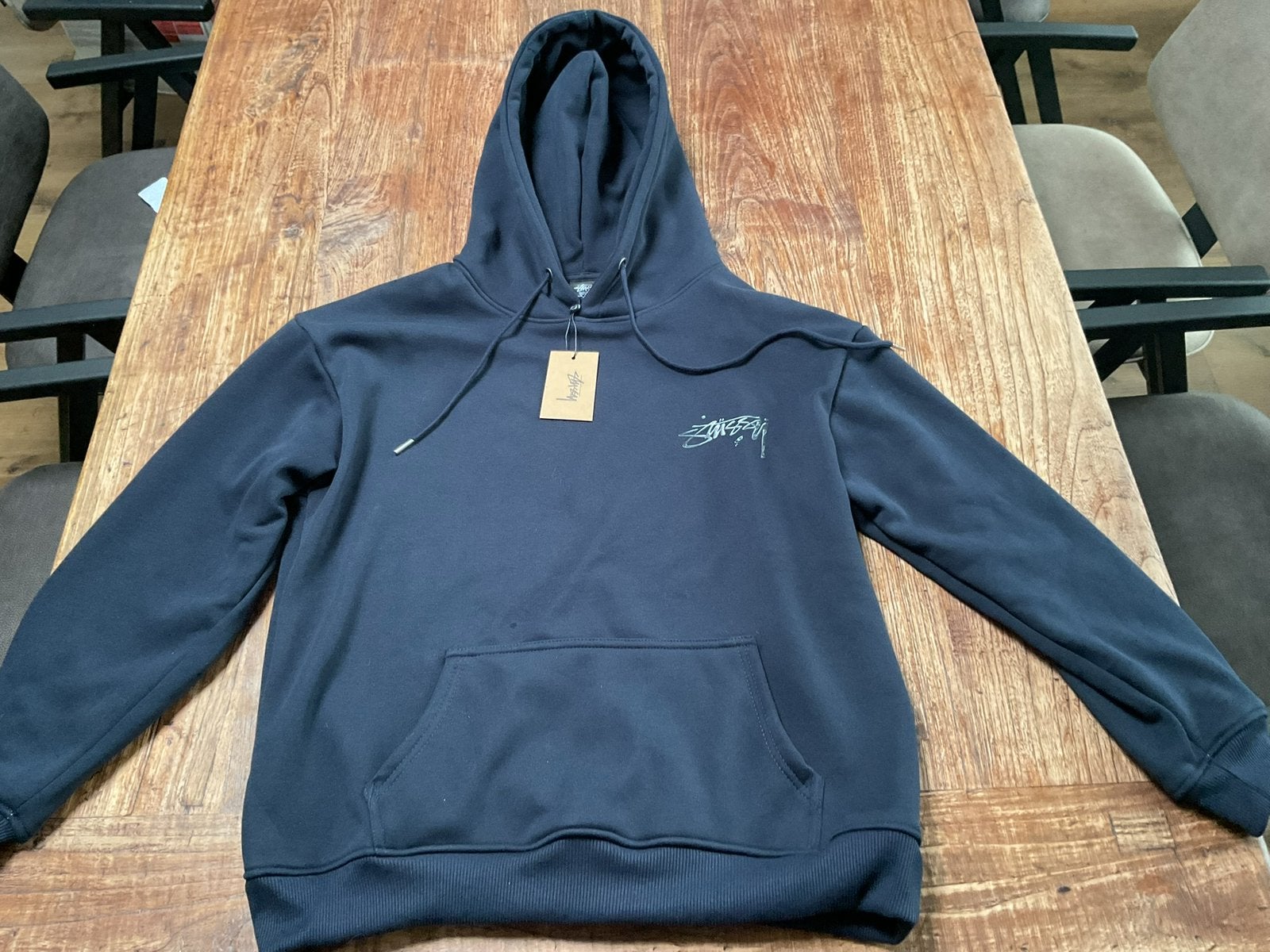 Stüssy hoodie maat S, Kleding | Heren, Truien en Vesten, Ophalen of Verzenden, Nieuw, Blauw