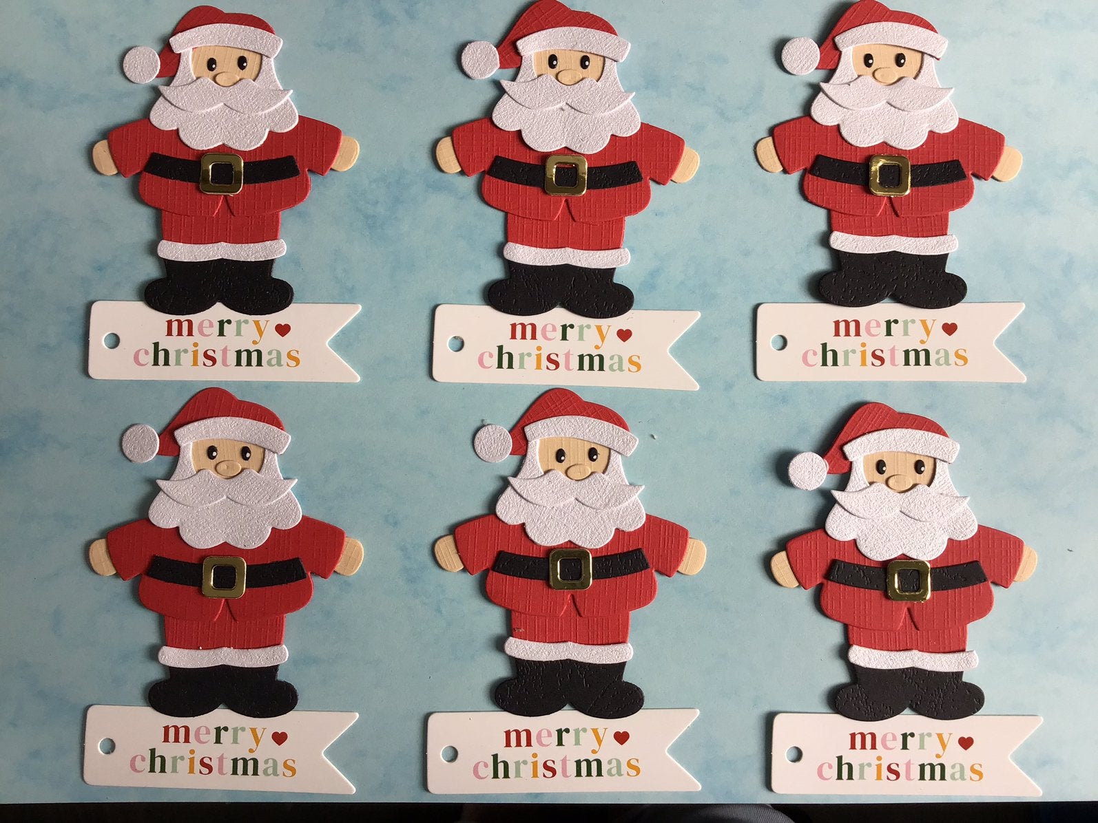 Stansje kerstman + label, Verzenden, Nieuw, Kerst, Overige typen