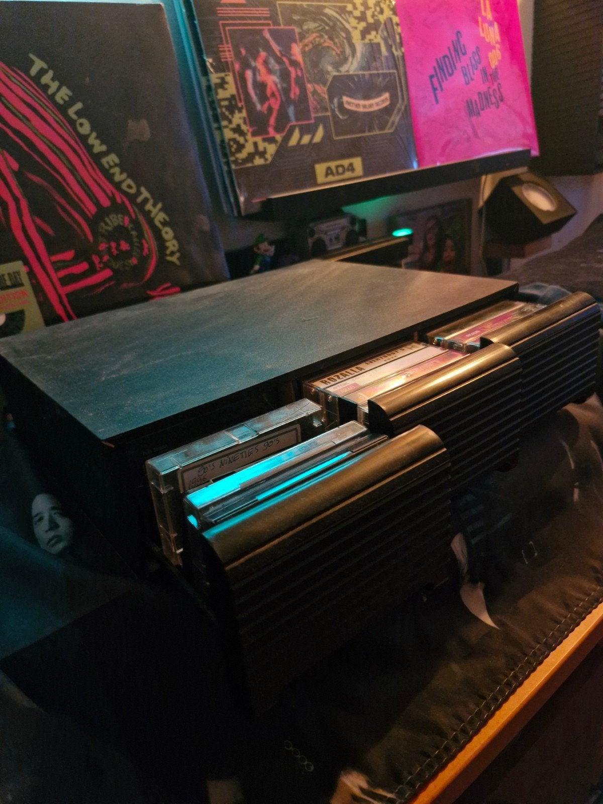 Opberg Box Voor Cassettebandjes (3 lades / 42 tapes), Ophalen of Verzenden, Overige merken