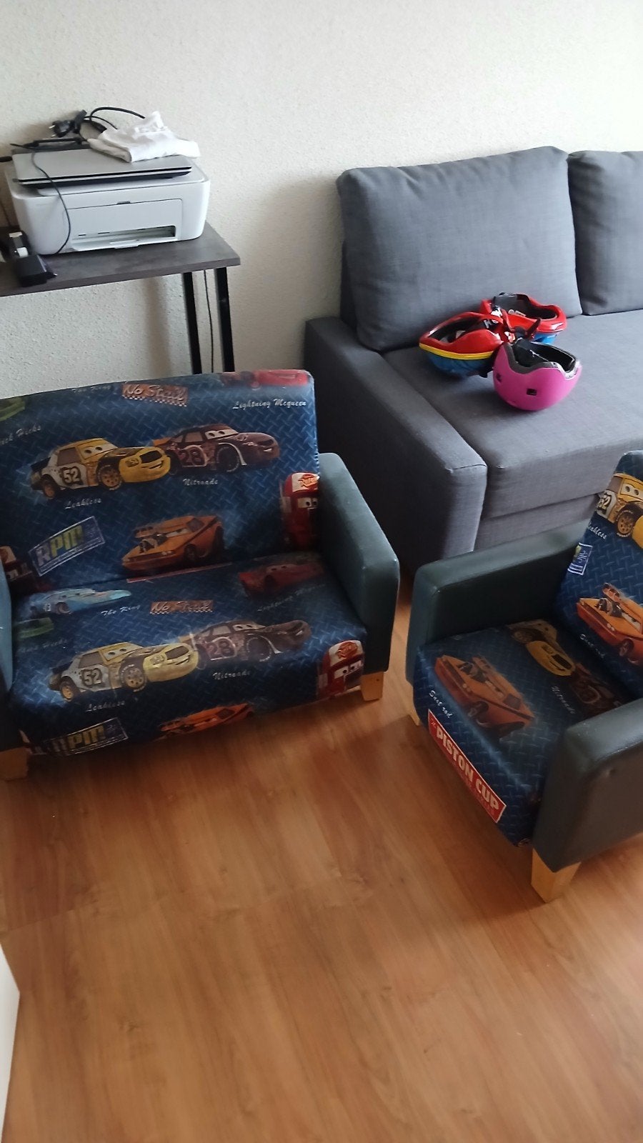 kinderbankje en zetel van cars, Kinderen en Baby's, Ophalen, Gebruikt, Lamp