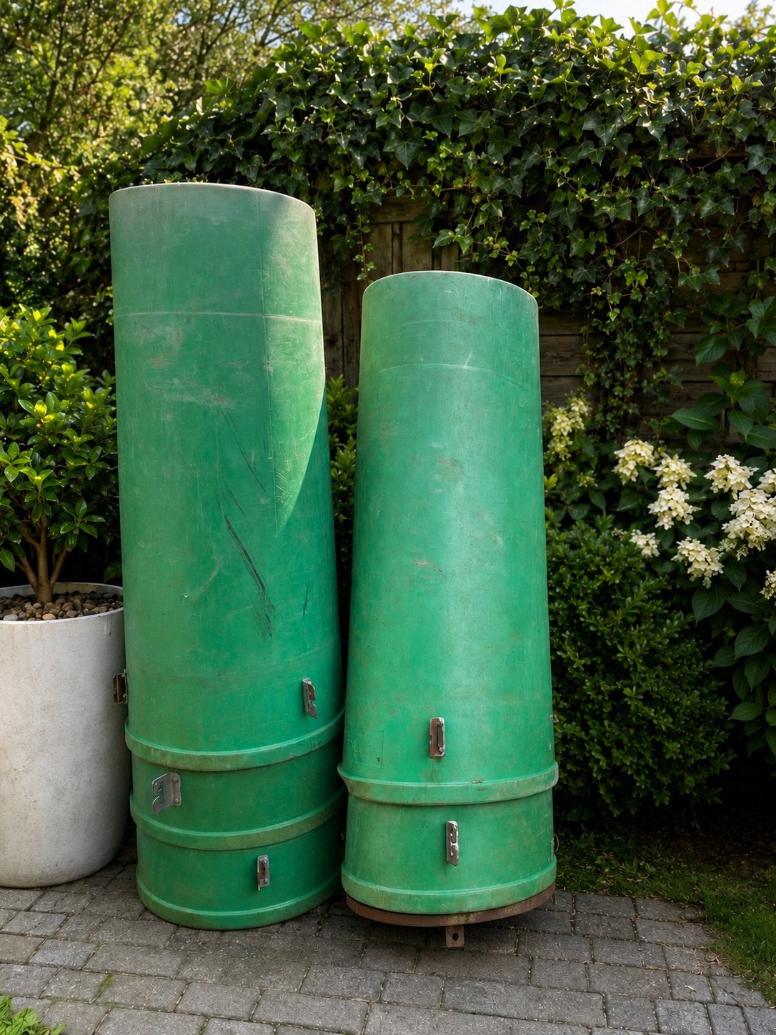 5 Stortkokers - Groen, Ophalen