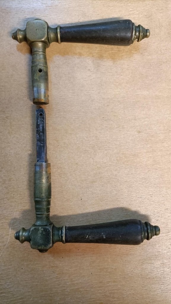 Antieke deurkrukken, deurbeslag, Ophalen of Verzenden