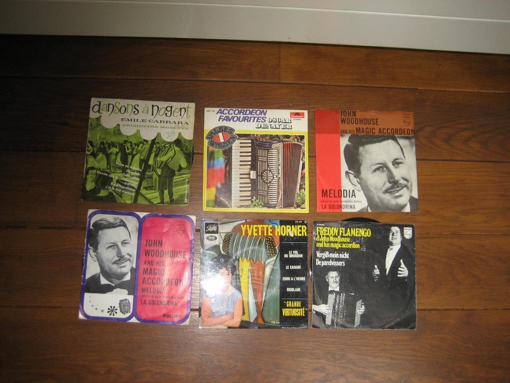 60s accordion singles, Ophalen of Verzenden, Gebruikt, Pop