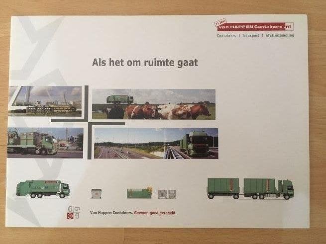 folder transportbedrijf Van Happen uit Son, Ophalen of Verzenden, Zo goed als nieuw, Overige merken