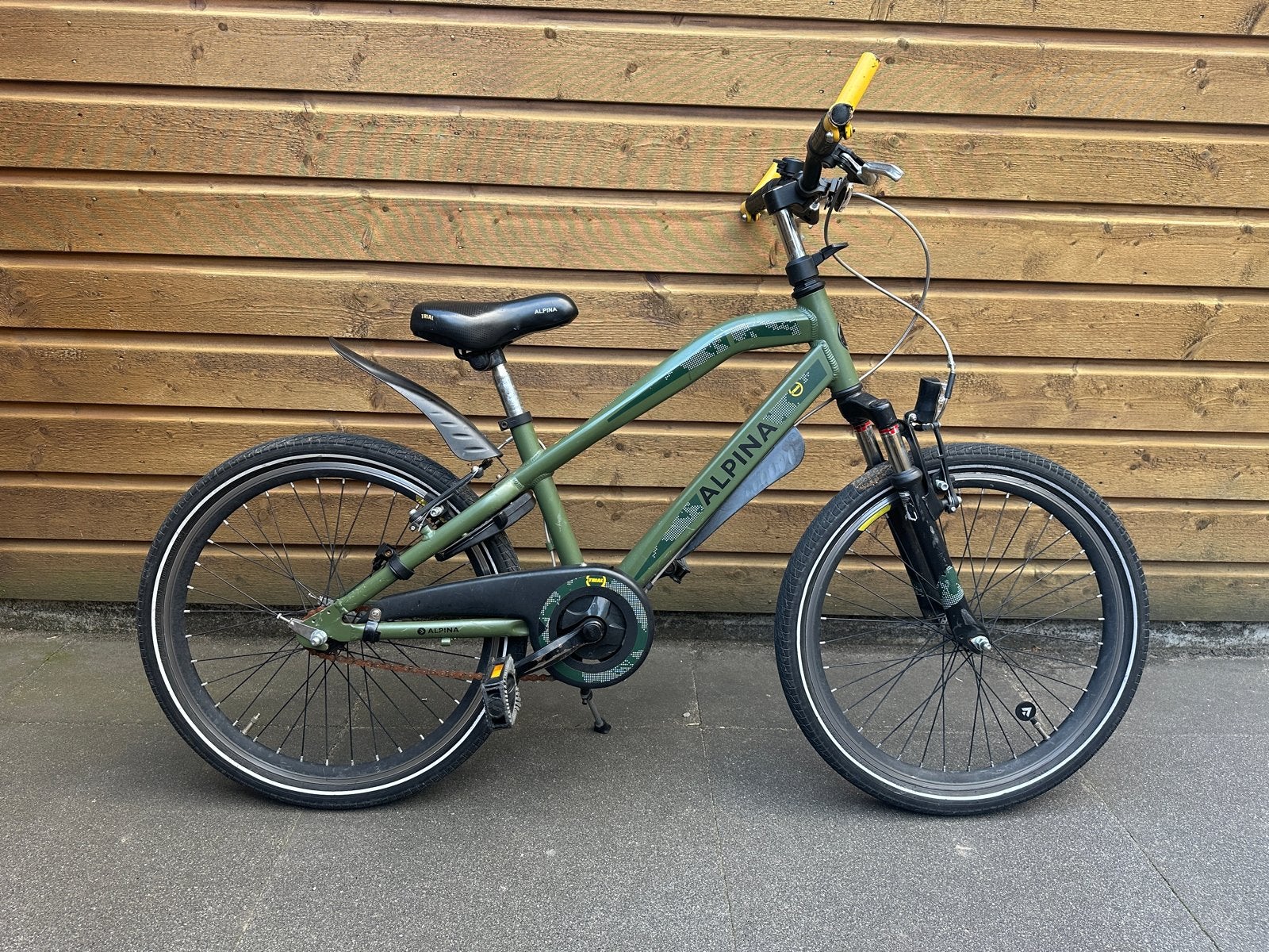 Alpina Trial 22 inch, Fietsen en Brommers, Fietsen | Jongens, Ophalen, Terugtraprem, 22 inch, Gebruikt