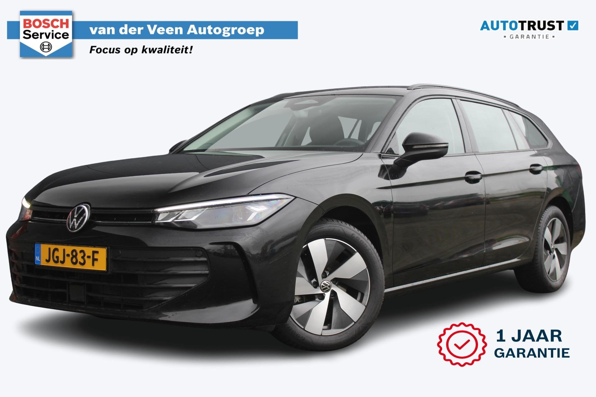 Volkswagen Passat Variant 1.5 eTSI 150 pk | Incl. 12 maanden, Stof, 4 cilinders, 150 pk, Zwart