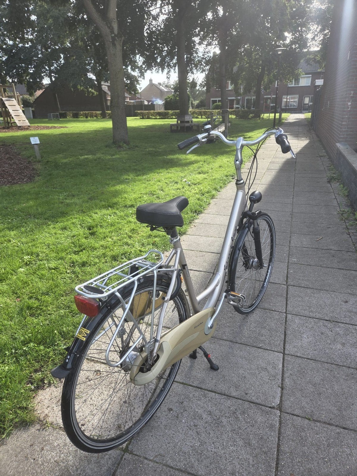 Simplex damesfiets met versnellingen en lage instap, Velgrem, (Extra) lage instap, Ophalen, Overige merken