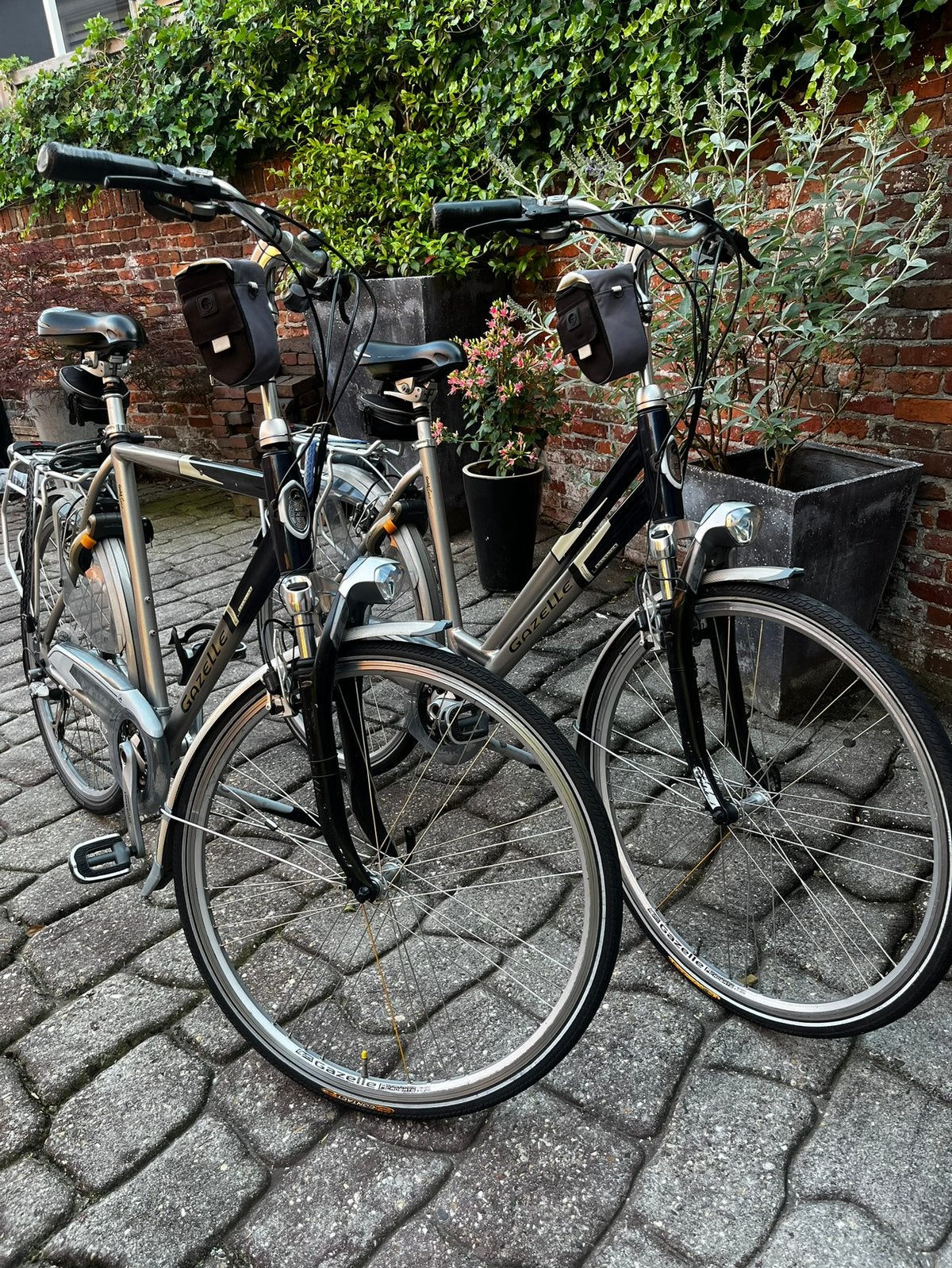 Gazelle Fuente Goldline set 53cm en 61cm Deore LX, Ophalen, 53 tot 56 cm, Zo goed als nieuw, Meer dan 20 versnellingen