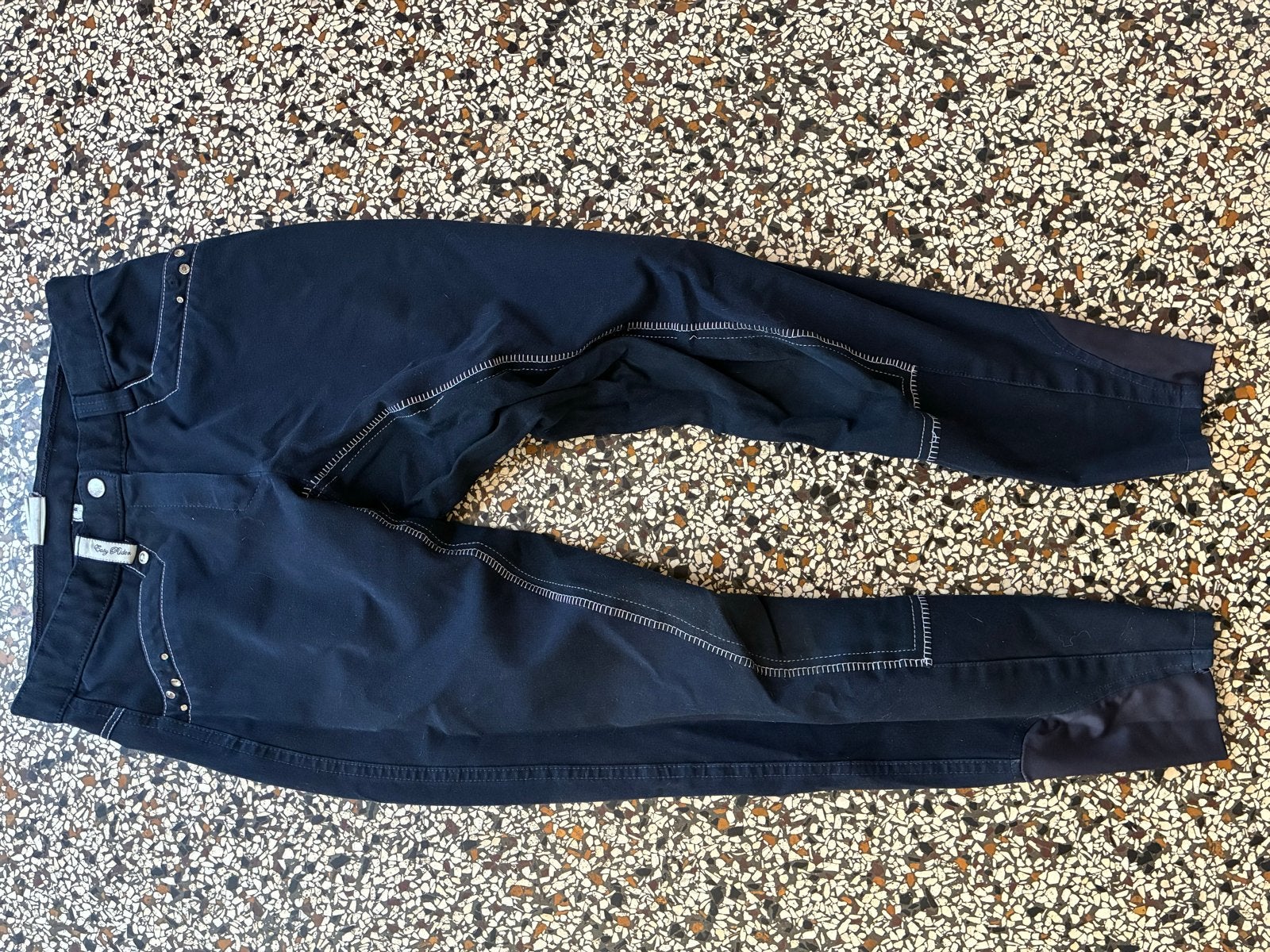 Rijbroek blauw maat 36-38 easy rider, Ophalen of Verzenden, Dressuur