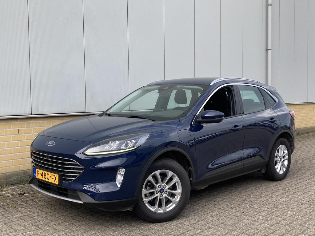 Ford Kuga 2.5 PHEV 225 pk Titanium Navigatie - Bliss Elektri, Auto's, Gebruikt, 4 cilinders, Blauw, Bedrijf