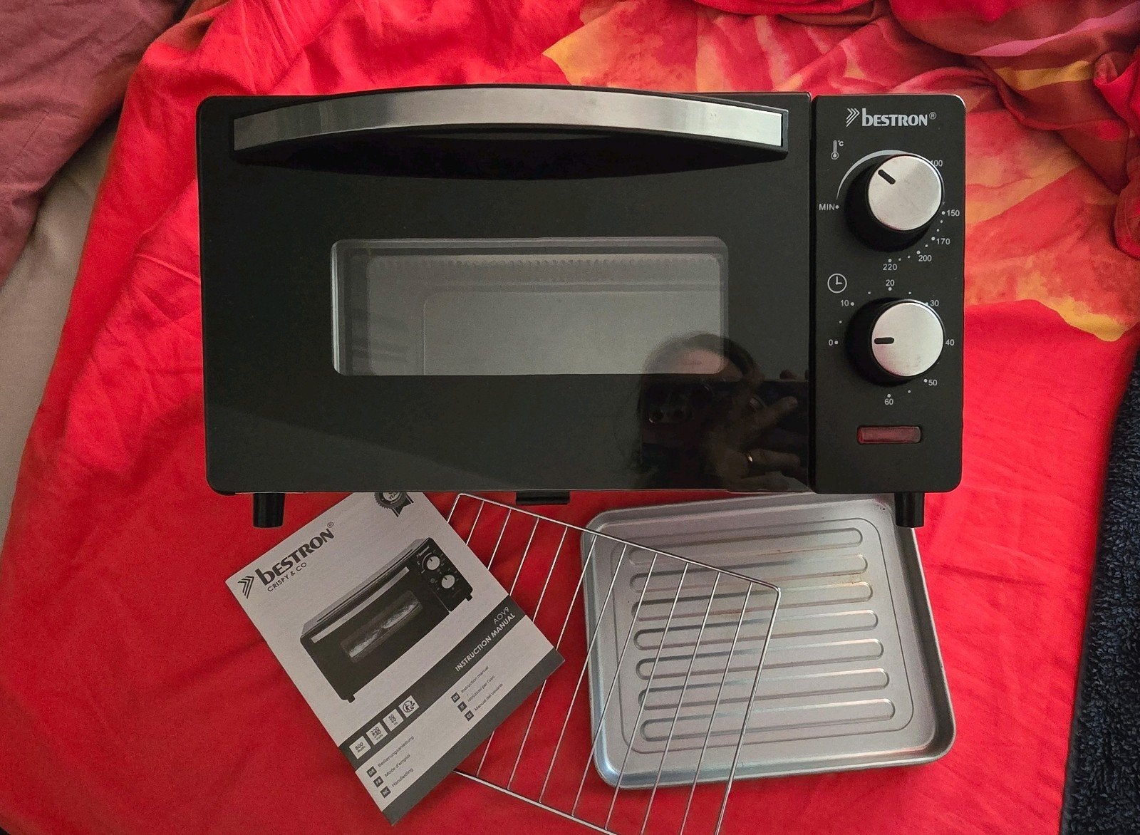 Bestron Mini-oven AOV9/DN09N5 - Compact en Krachtig, Ophalen, Minder dan 45 cm, Overige merken, Minder dan 45 cm