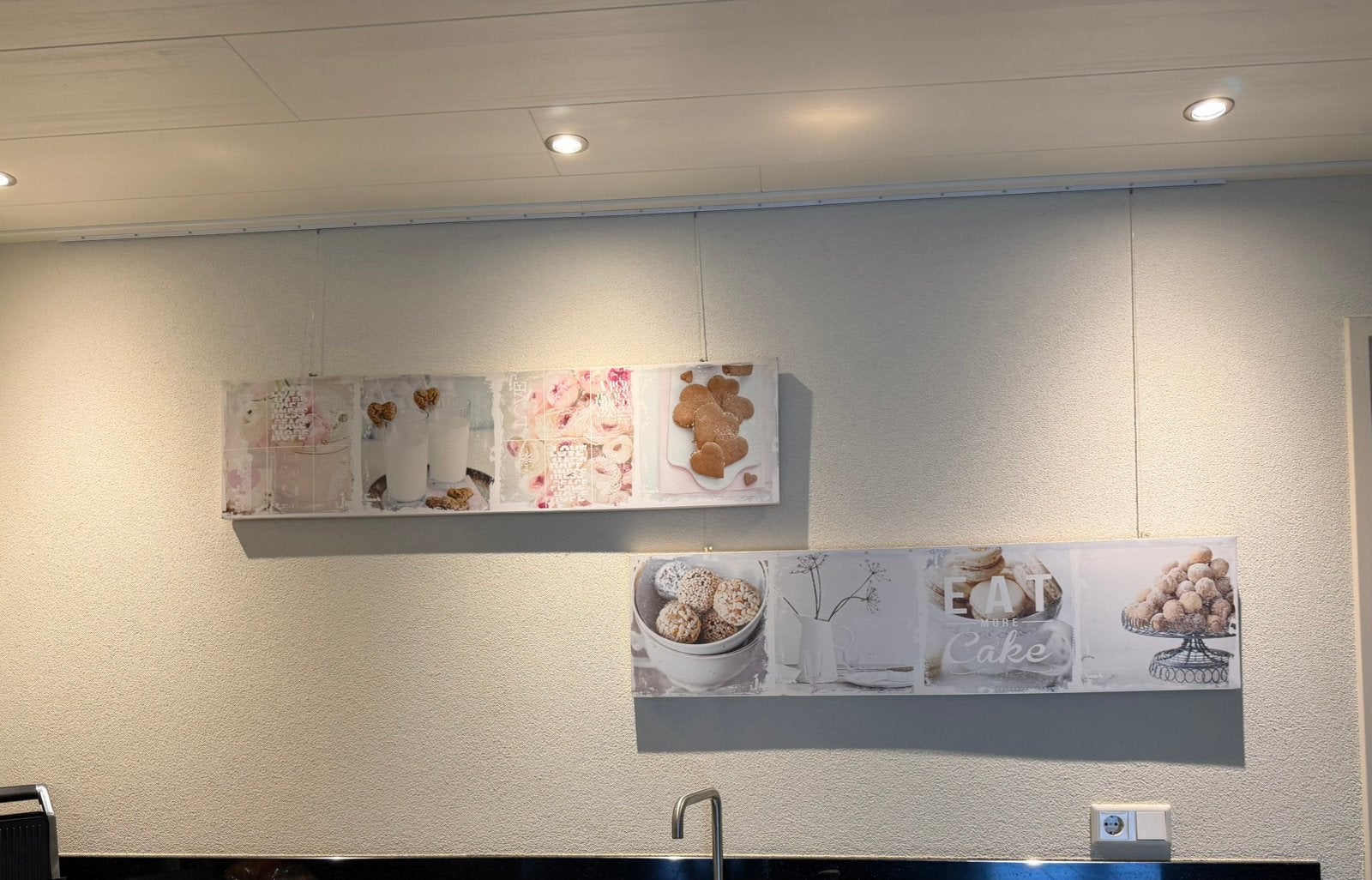 Sfeervolle canvasdoek keuken eetkamer, Ophalen, Zo goed als nieuw