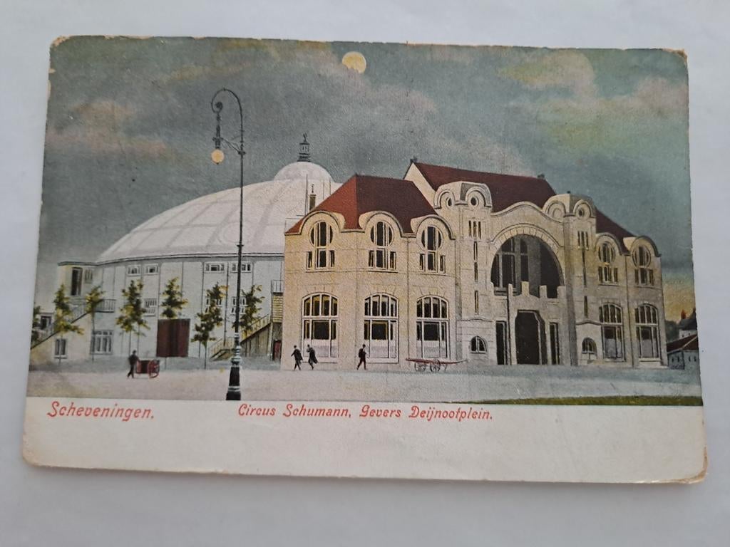 Scheveningen,  circus,  Schumann, Verzamelen, Ophalen of Verzenden, Voor 1920, Zuid-Holland
