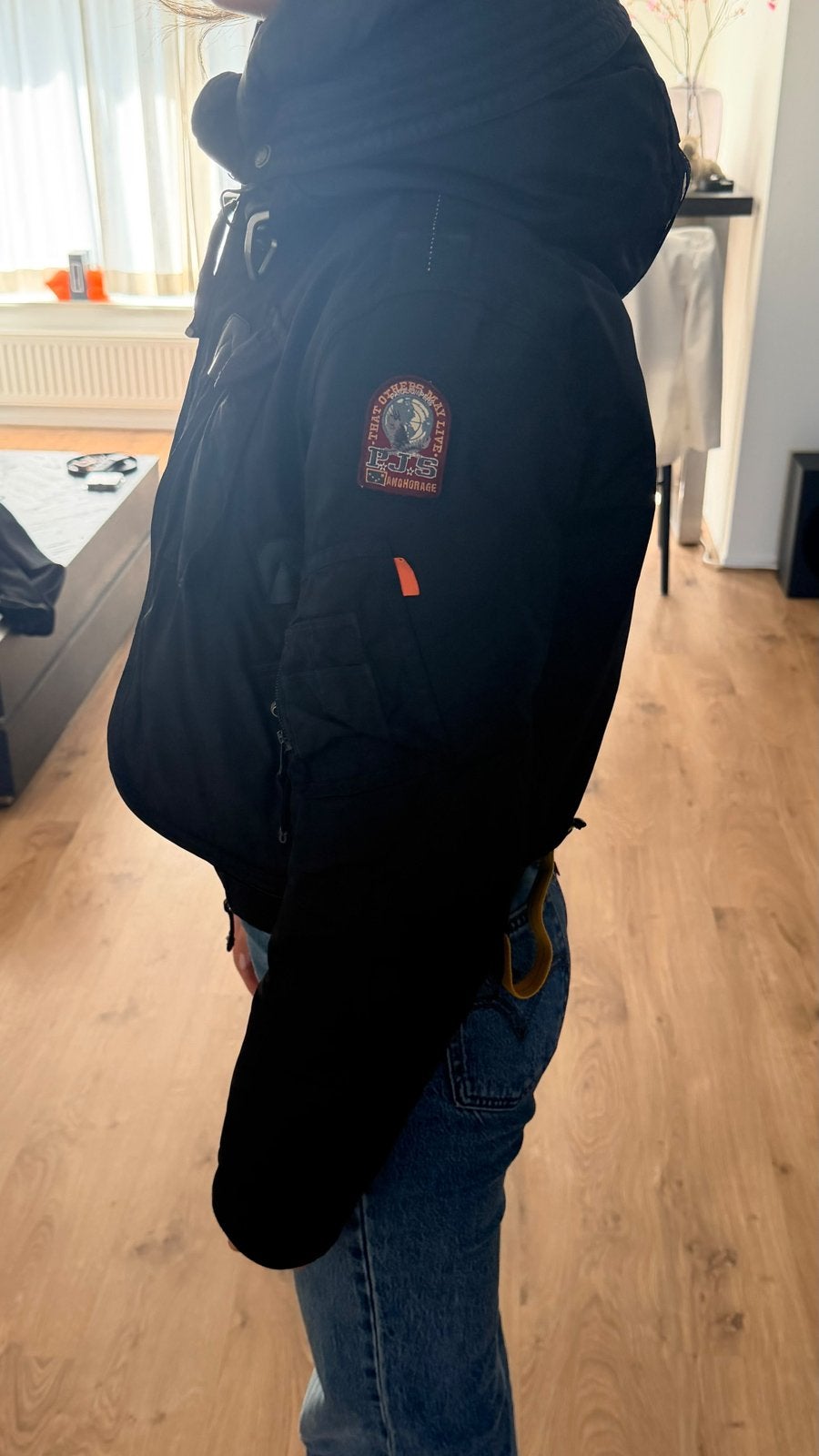 Parajumpers Gobi Dames Winterjas Maat S Zwart, Ophalen, Zo goed als nieuw, Maat 36 (S), Zwart