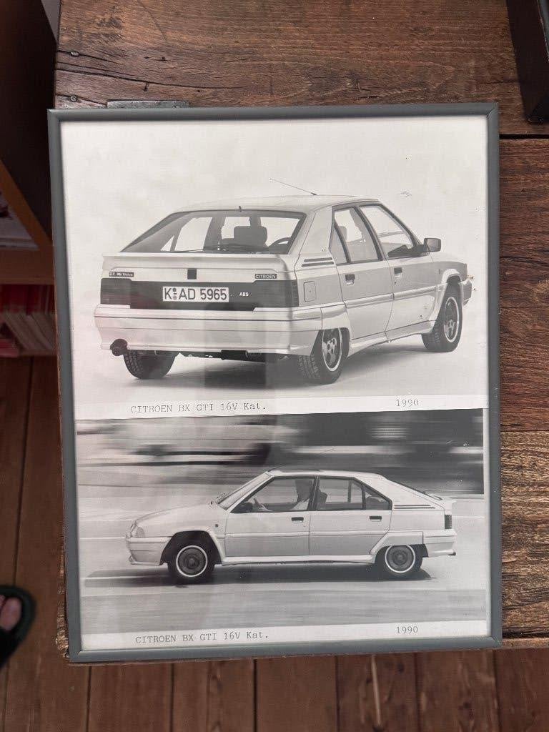 Citroën BX GTI 16V Kat. Persfoto's uit 1990, Ophalen of Verzenden