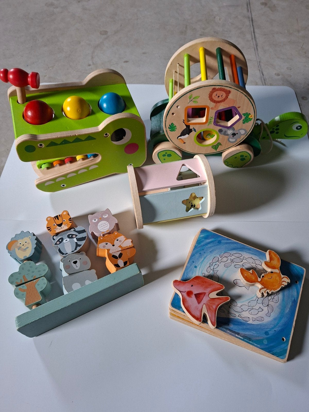 5x houten speelgoed, Ophalen of Verzenden