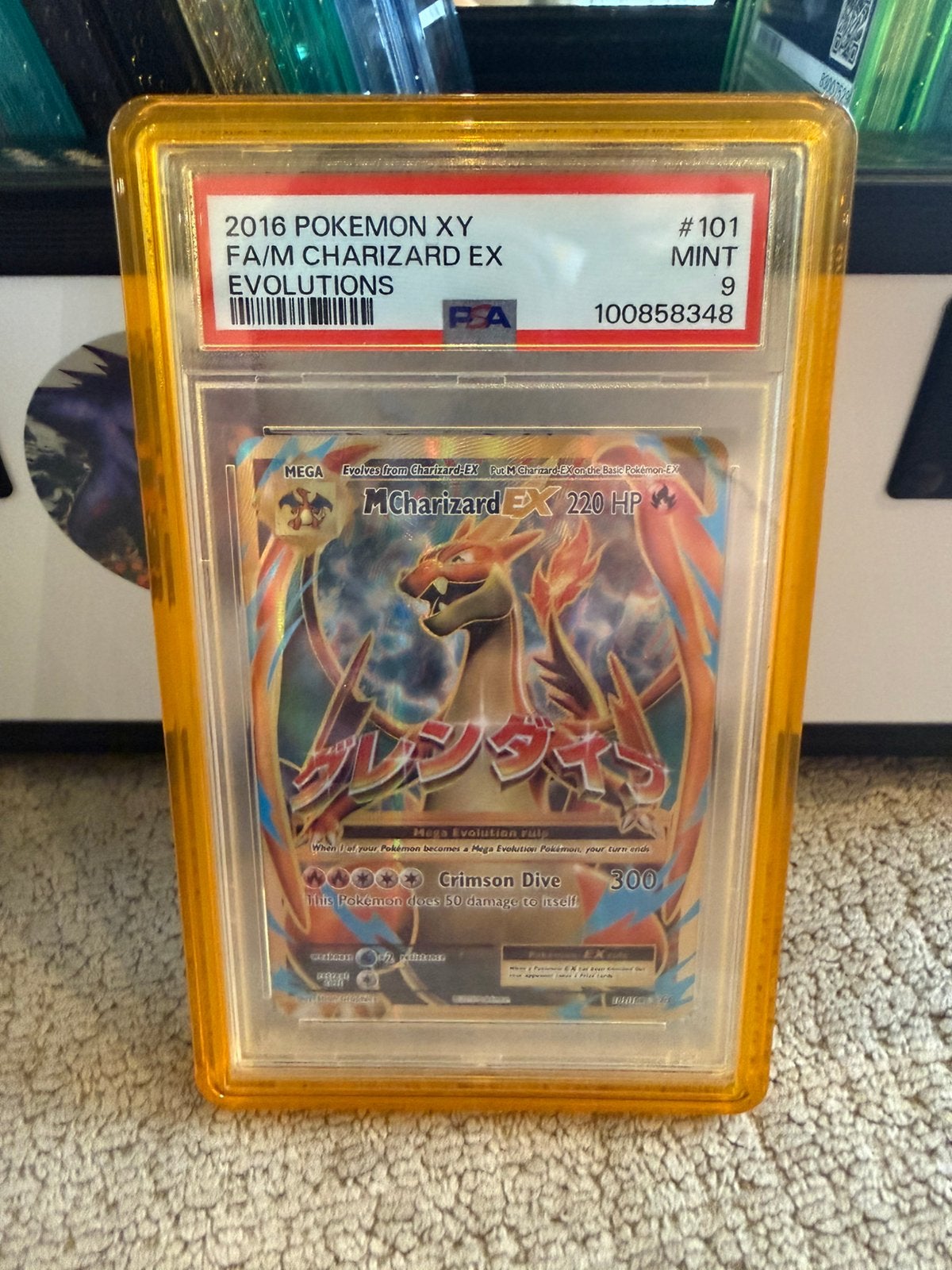 Charizard #101 psa9 Evolutions, Hobby en Vrije tijd, Verzamelkaartspellen | Pokémon, Ophalen of Verzenden, Zo goed als nieuw