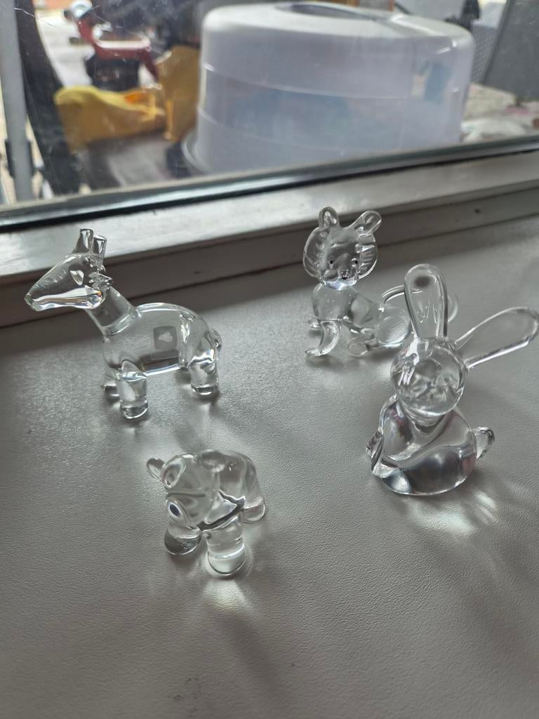 Leonardo Glazen Dierenbeeldjes - Gemiddeld 5 cm Hoog, Ophalen of Verzenden, Zo goed als nieuw, Dier