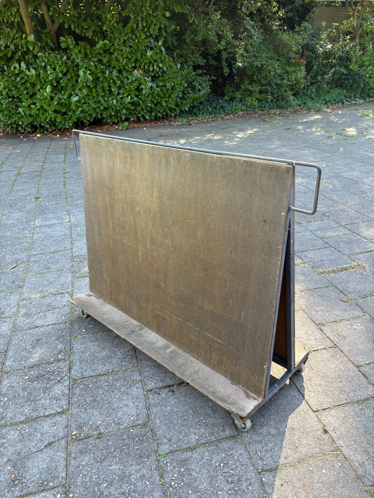Verrijdbare transportkarren voor platen - 95x114 cm, Ophalen of Verzenden, Gebruikt, Hout, 20 tot 50 mm