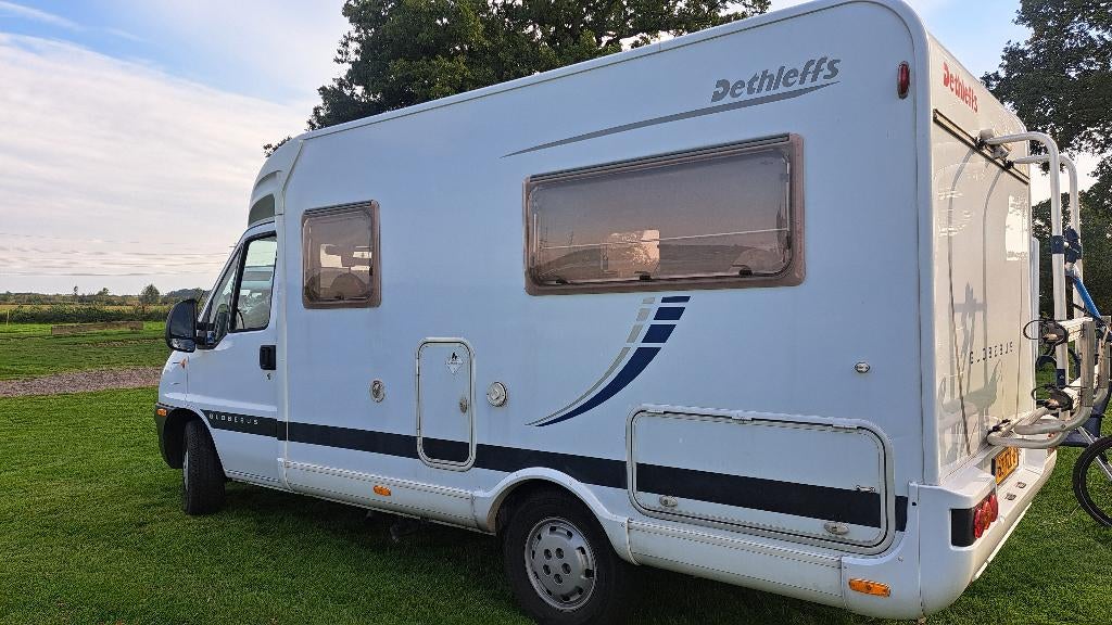 fiat ducato dethleff  camper, Chemisch toilet, Buscamper of Camperbus, Ringverwarming, Fiat